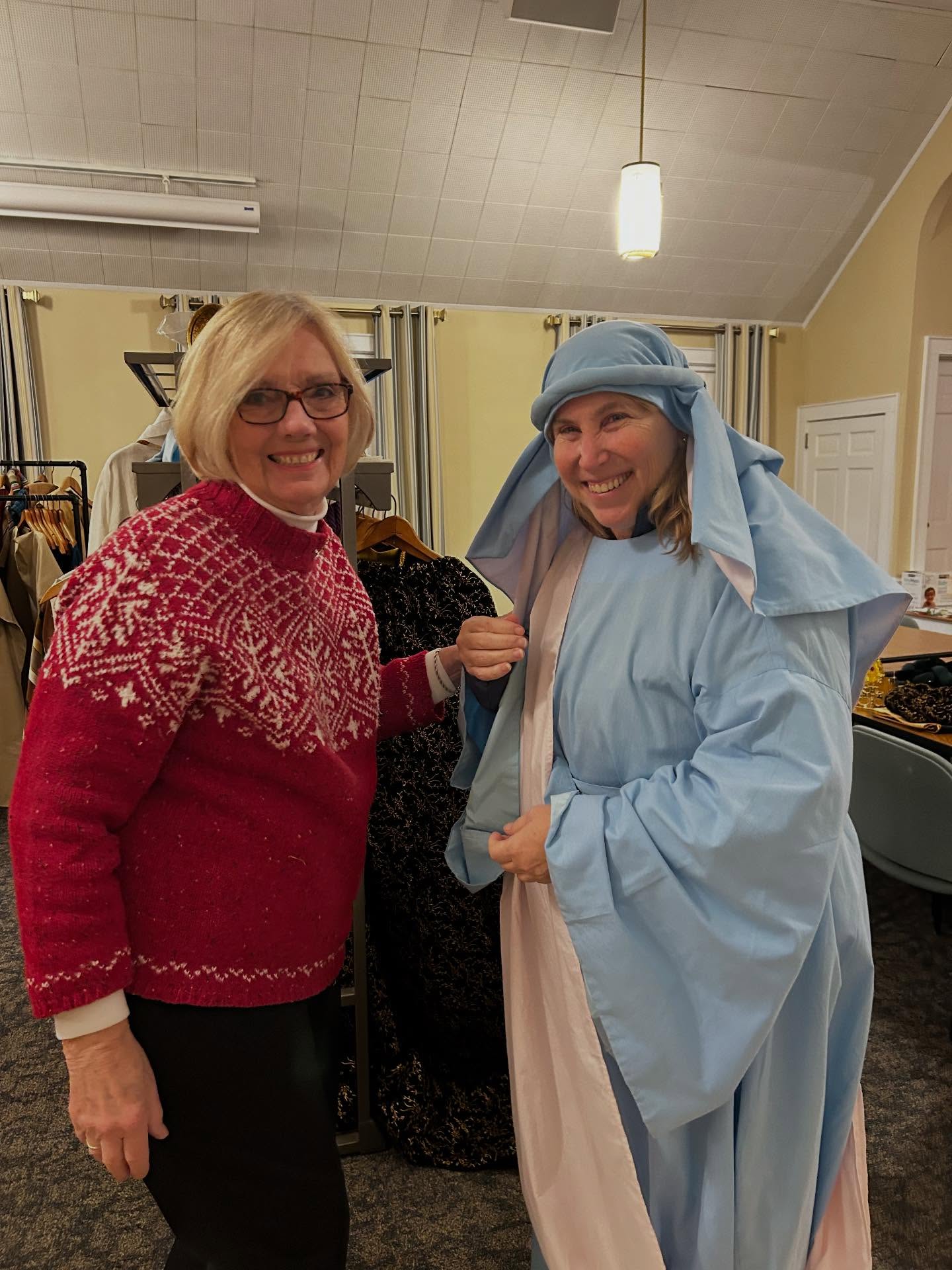 Everyone is all smiles at LIVE NATIVITY!